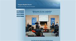 Desktop Screenshot of dragoonbaptistchurch.org